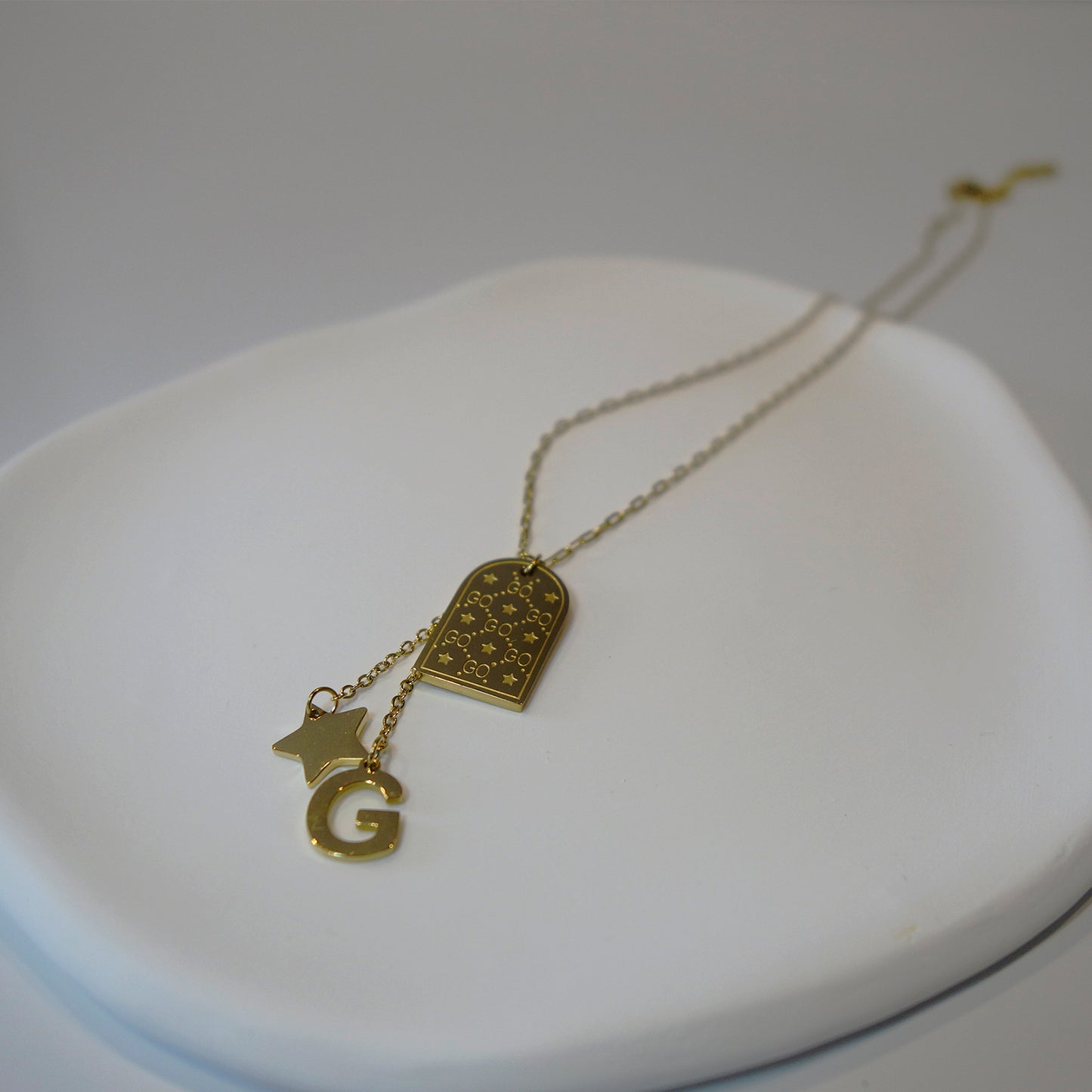 Gold Charm Necklace