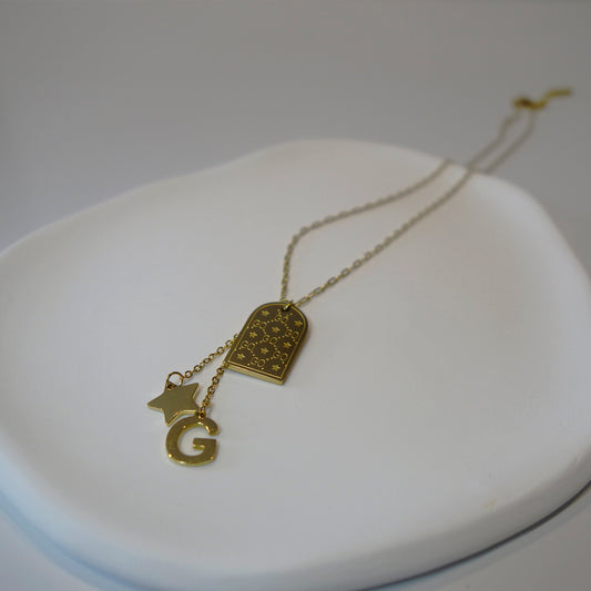 Gold Charm Necklace