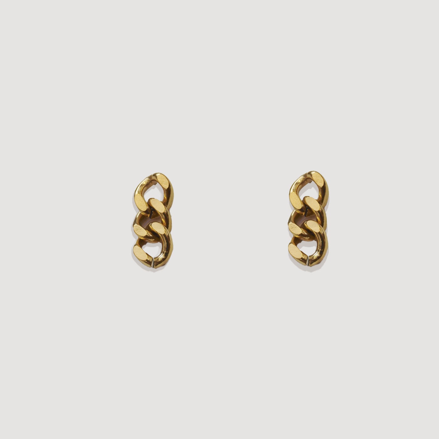 Gold Chain Link Earrings